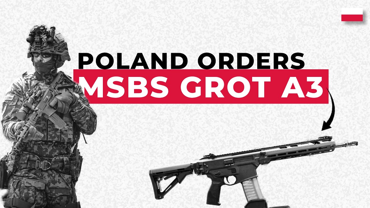 Poland Places Order For 46,000 MSBS Grot A3 Assault Rifles