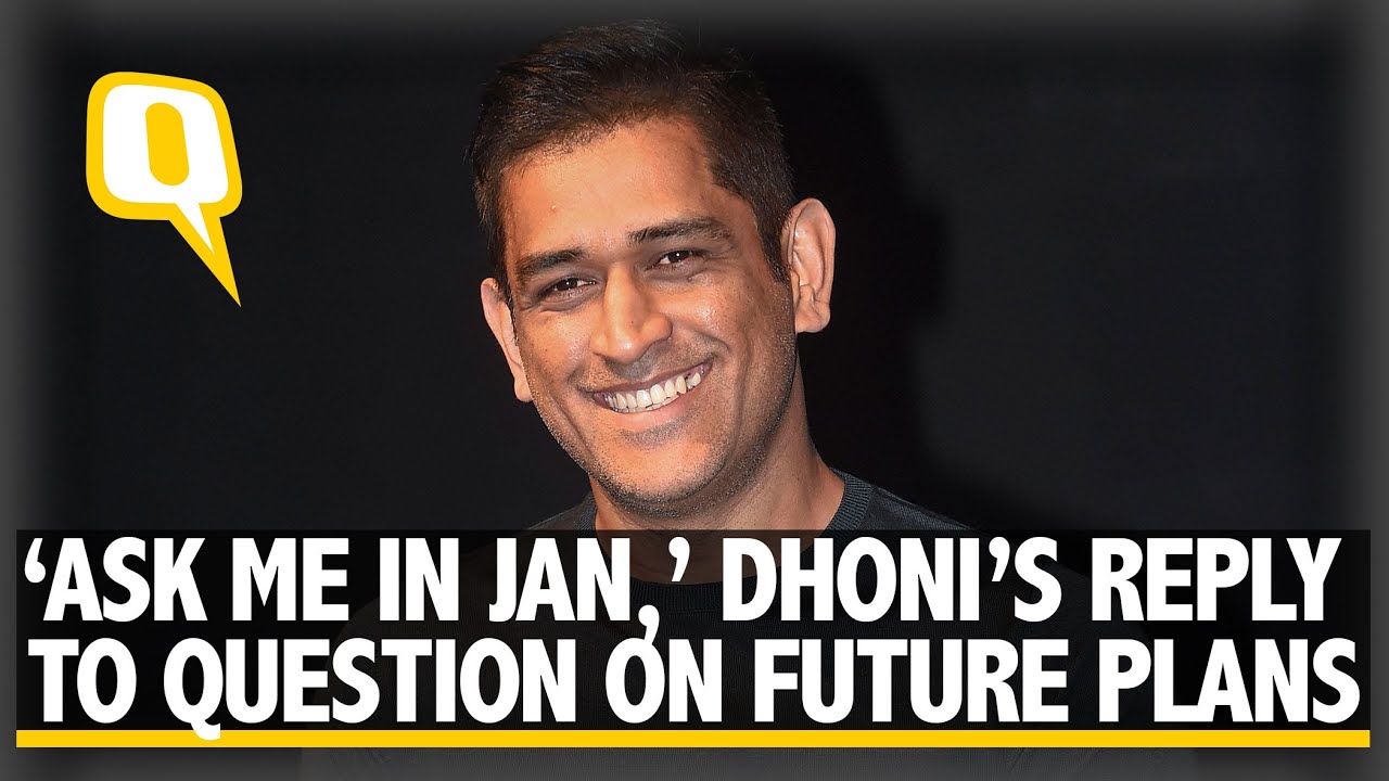 'Ask Me in Jan,' MS Dhoni Avoids Answering Retirement Question | The Quint