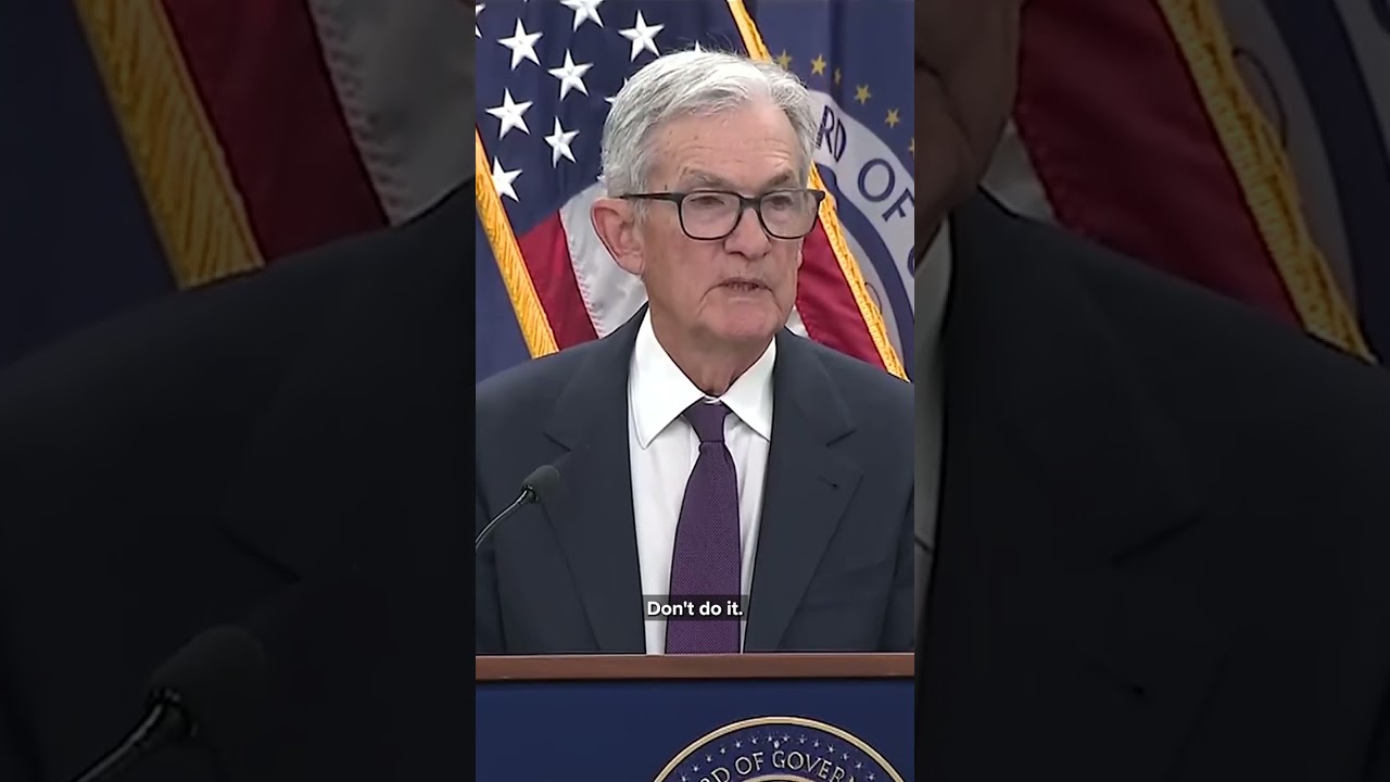 'Stay out of elected politics': Federal Reserve Chair Powell to his future successor