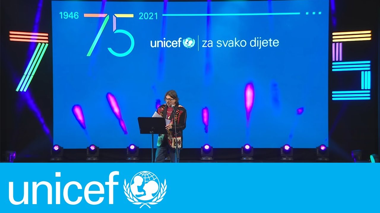 Govor Ramba Amadeusa, ambasadora dobre volje UNICEF-a u Crnoj Gori povodom 75. godišnjice UNICEF-a