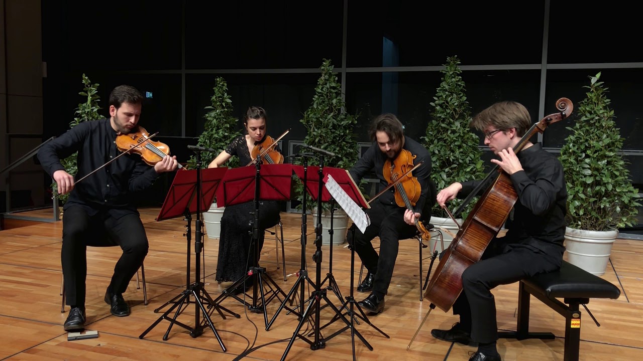 Adelphi Quartet - Franz Schubert: Quartettsatz D703 in c-minor live in Solitär, Salzburg