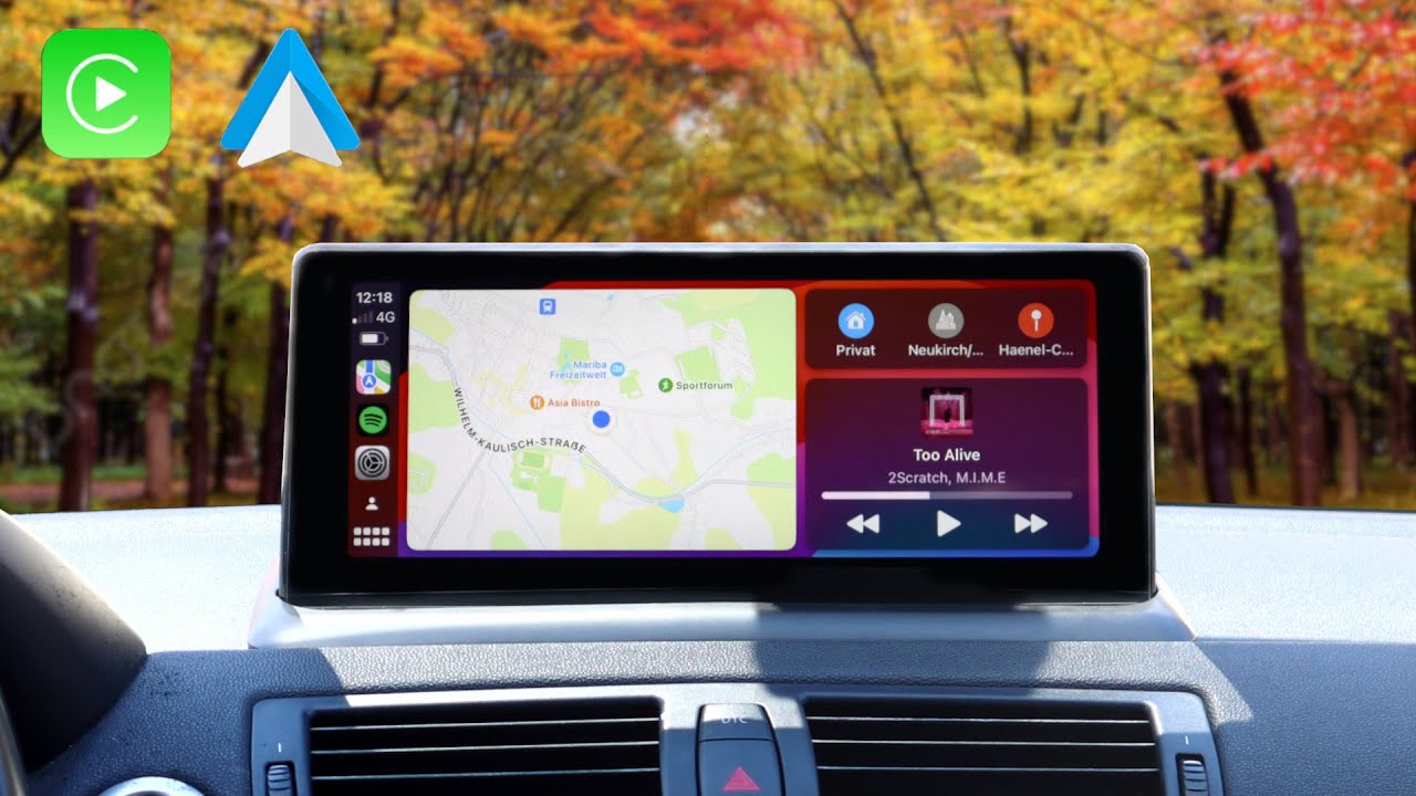 BMW 1er E81 E82 E87 E88 Apple Carplay & Android Auto nachrüsten!