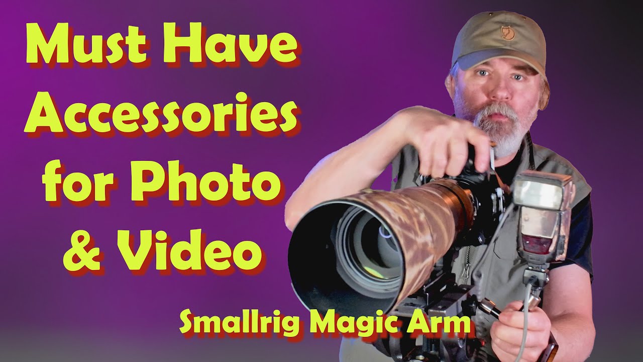 Smallrig Cage and Magic Arm.  Must have accessories for Wildlife Photographers and videographers