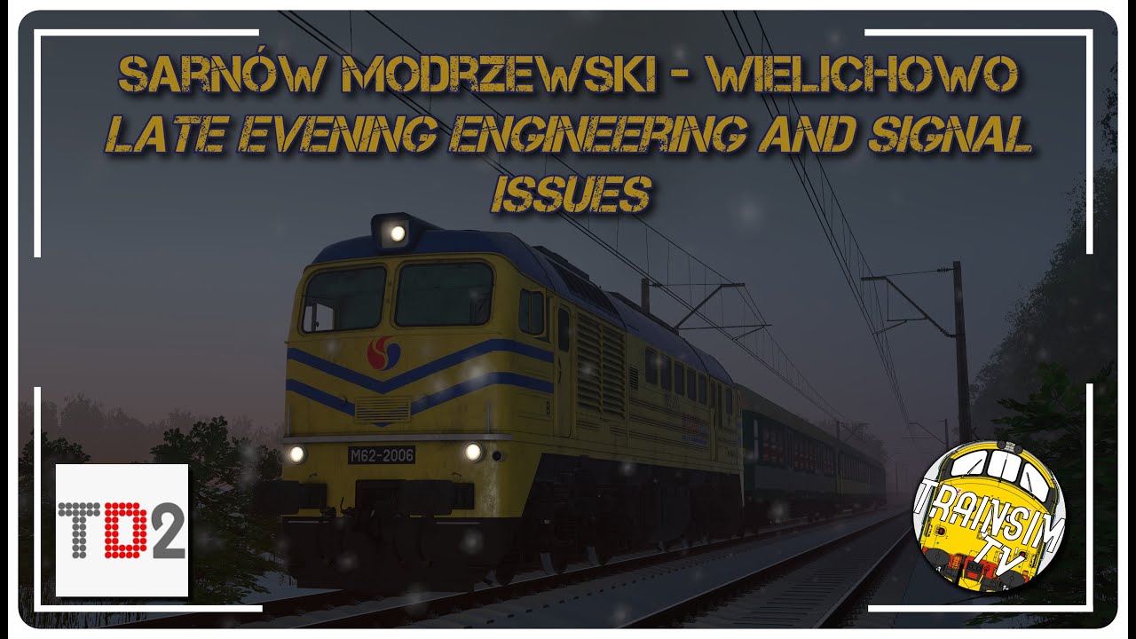 LATE EVENING ENGINEERING AND SIGNAL ISSUES | M62 | TRAIN DRIVER 2