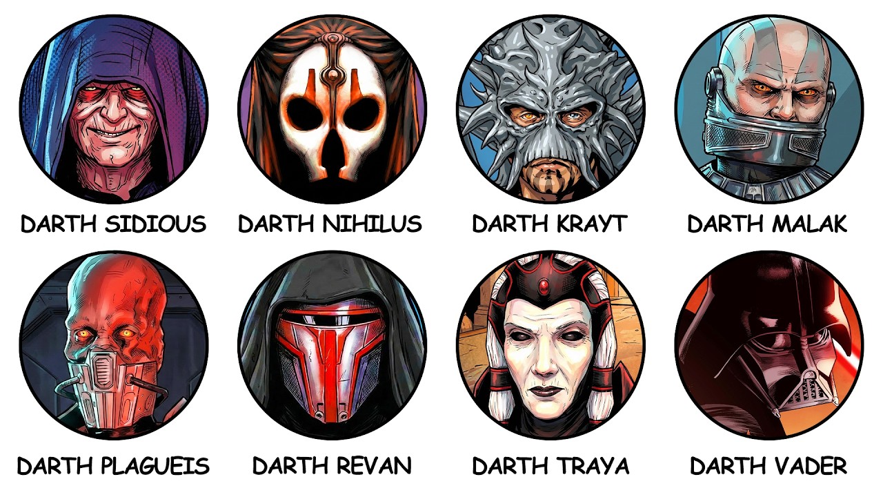 The Most TERRIFYING Sith Lords Explained