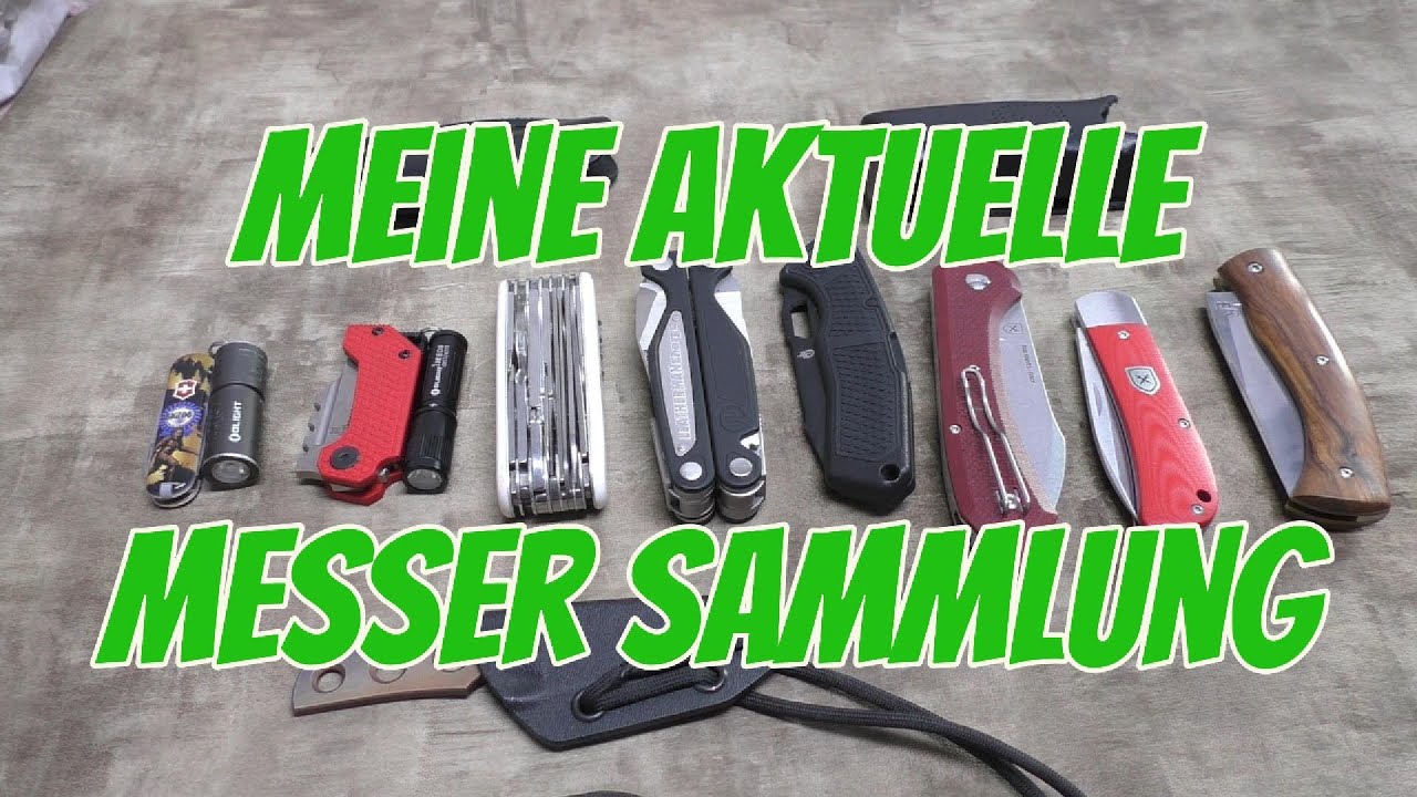 Meine aktuelle EDC Messer Sammlung (Stand: 03/25)