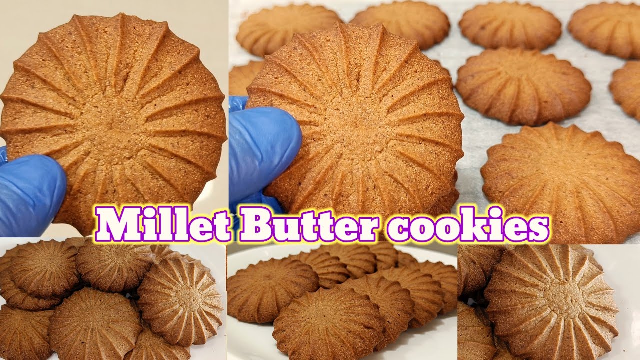 Crunchy Millet butter cookies recipe | Millet biscuits recipe | easy cooking with das