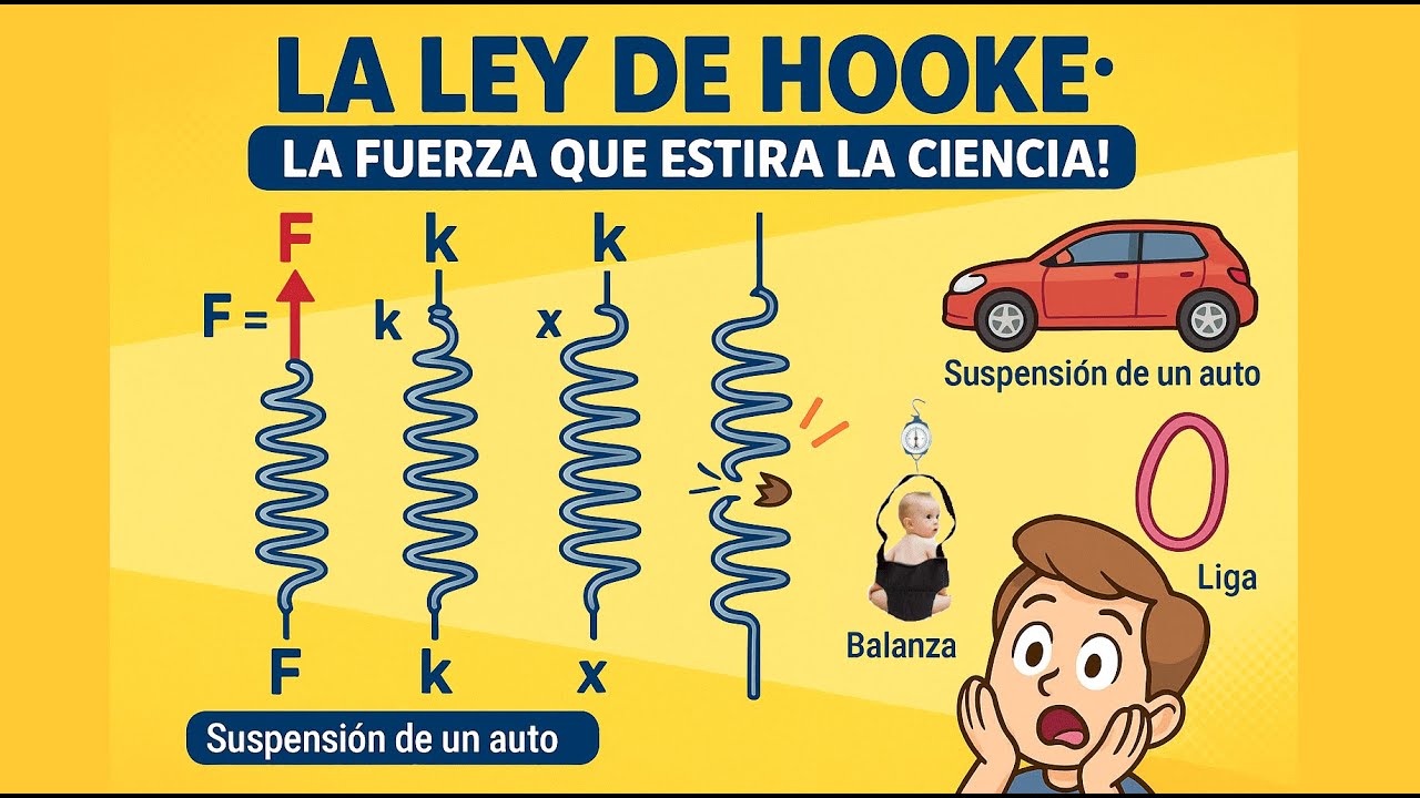 Ley de Hooke Fácil | Aprende con Ejercicios Resueltos Paso a Paso