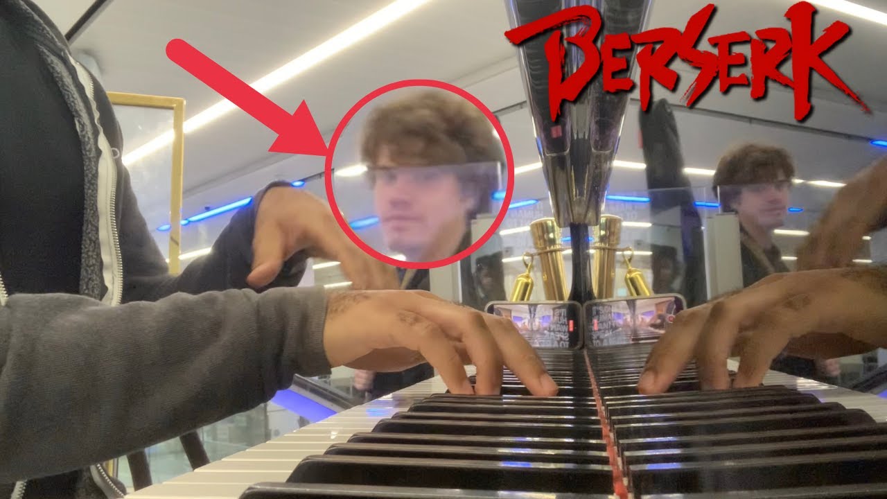 I played Guts' Theme (Berserk) on public piano at the LAX airport