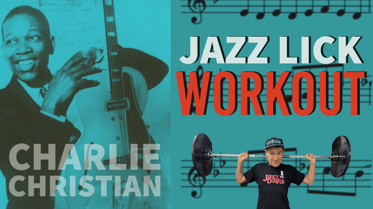 🔑  Charlie Christian  Jazz lick workout + tutorial