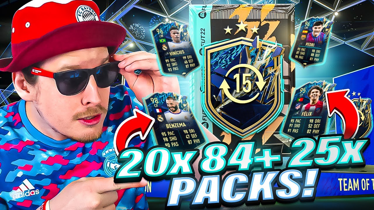 I opened 20x 84+ x25 TOTS SWAPS packs and THIS happened! FIFA 22 Ultimate Team