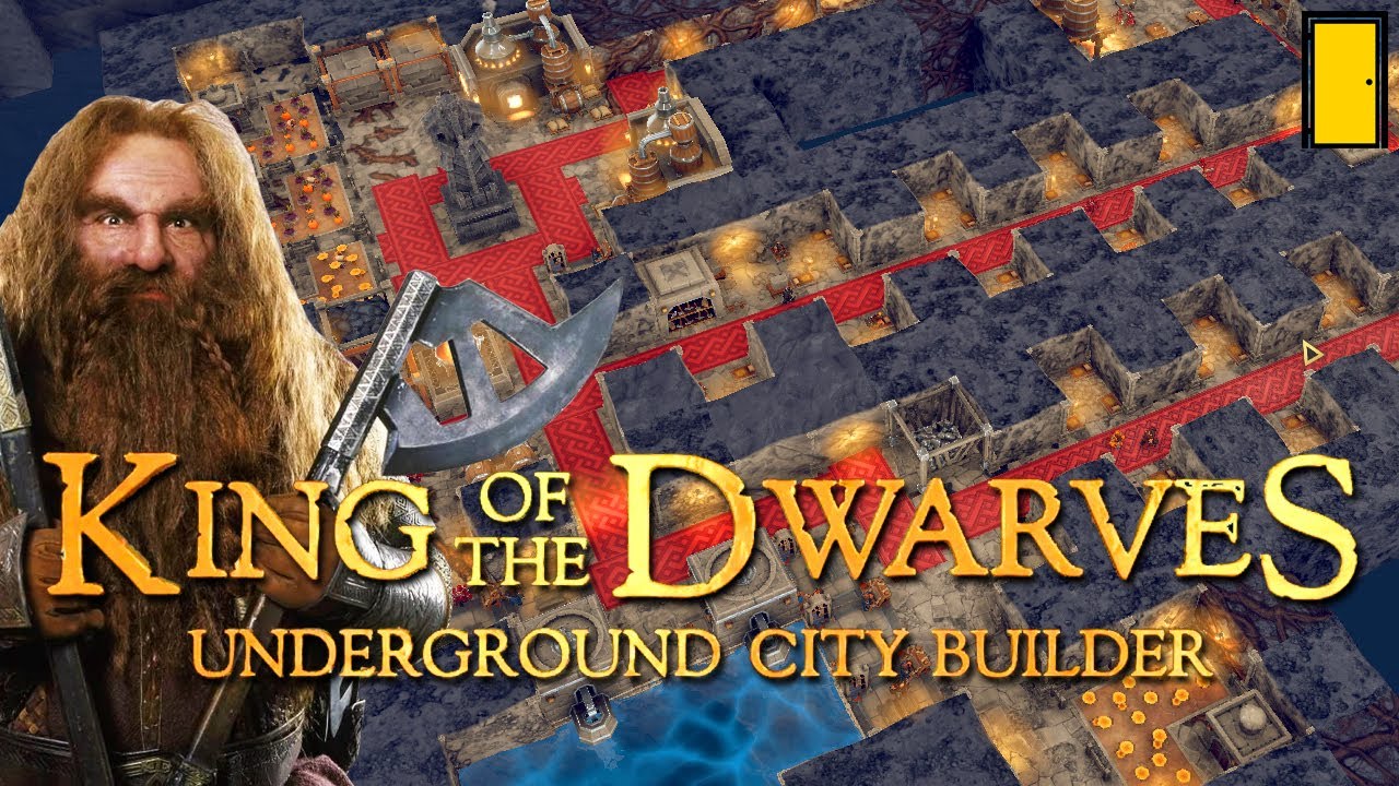 Gimli's Dream Home Simulator | King of the Dwarves (Underground City Builder - Demo)