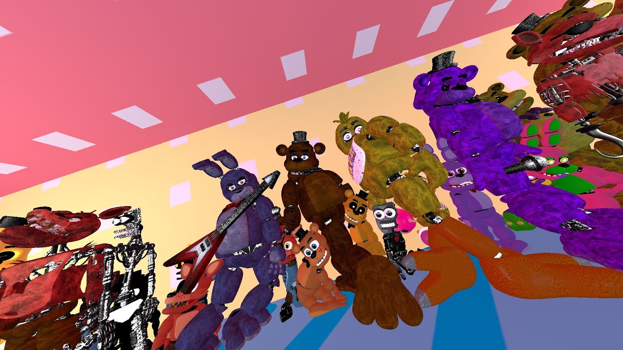 freddy and friends in fall guys I Gmod Fnaf