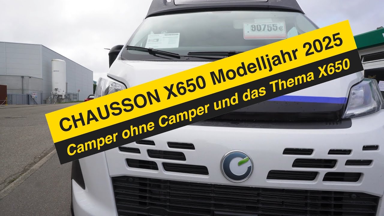 🫵 Neu 2025 im CHAUSSON X650 🫵 Andere Farben im Wohnmobil und der FIAT Ducato Model 2