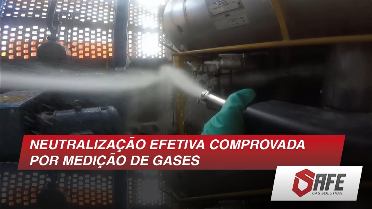 NEUTRALIZAÇÃO DE AMÔNIA NH3 - VAZAMENTO EM FRIGORÍFICO