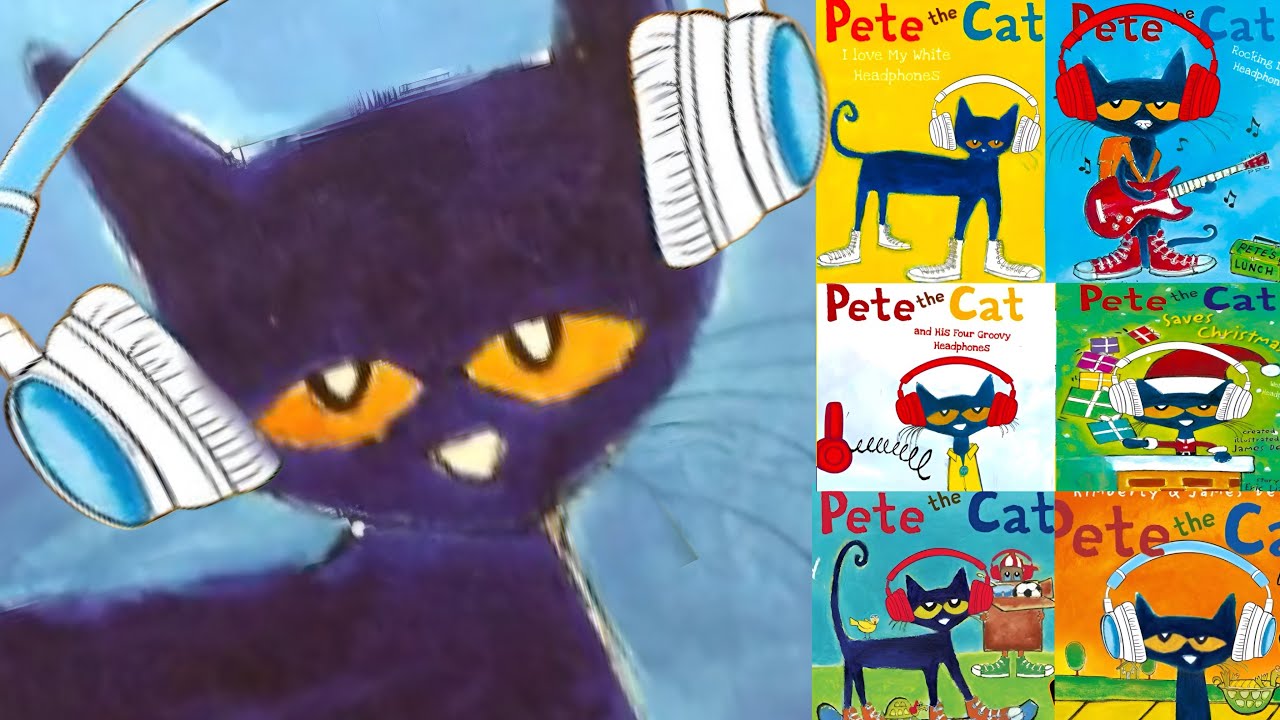 Pete the Cat inlige my white shoes read aloud collection | headphones, Buttons, and more