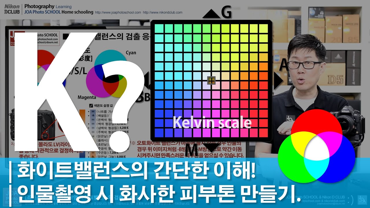 [사진강좌] 인물촬영 시 화이트밸런스의 검출과 설정