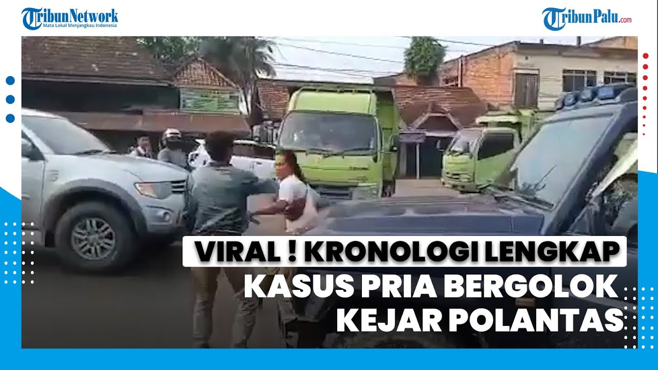 Viral ! Kronologi Lengkap kasus Pria Bergolok Kejar Polantas