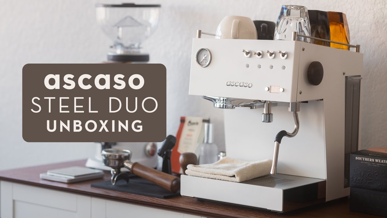 Ascaso Steel DUO PID Espresso Machine Unboxing and Setup