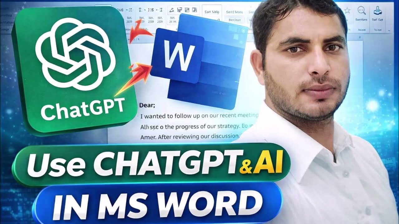 How to use Chat gpt in MS Word /Smart Office & Study work with AI#ai #education #english #exam 