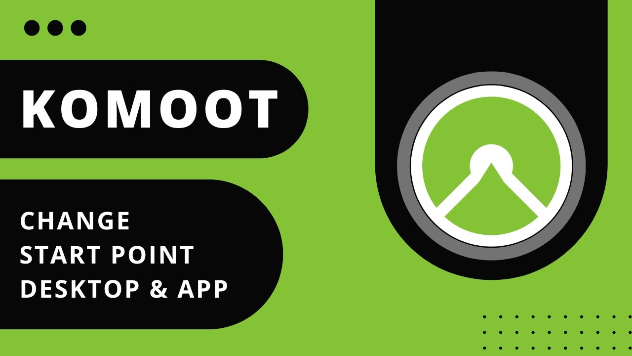 Change Start Point in Komoot 2026 - Desktop & App Guide