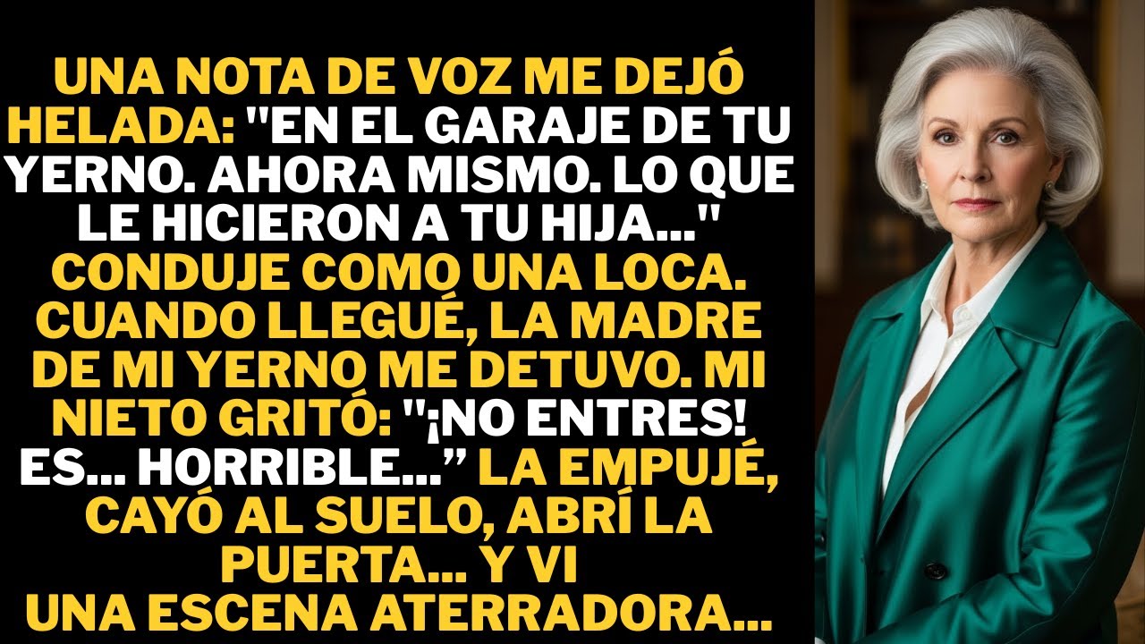 long 17Mi nieto gritó desesperado: “¡No entres al garaje!”. Su voz temblaba, pero ya era demasiado