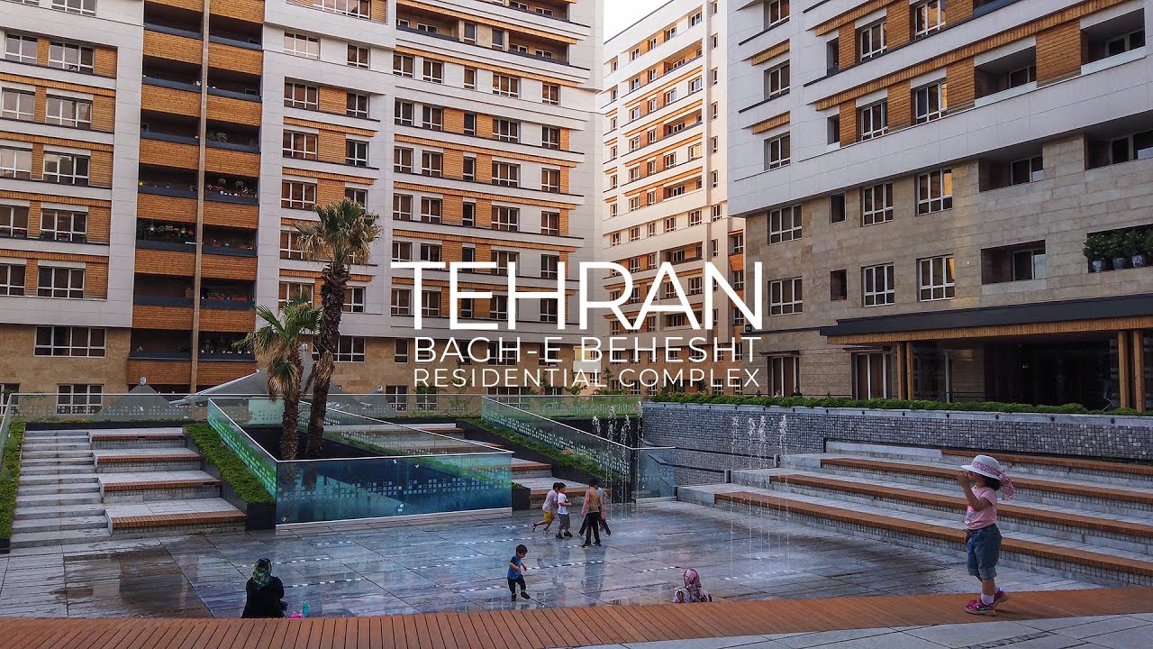 TEHRAN 2021 - Walking in Bagh-e Behesht Residential Complex