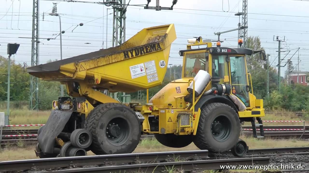 Hydrema Zweiwege Dumper 912ZW am Hauptbahnhof Braunschweig