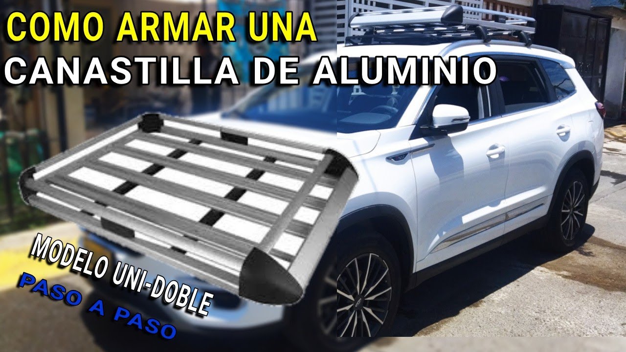 CÓMO ARMAR UNA CANASTILLA DE ALUMINIO DOBLE | PASO A PASO 