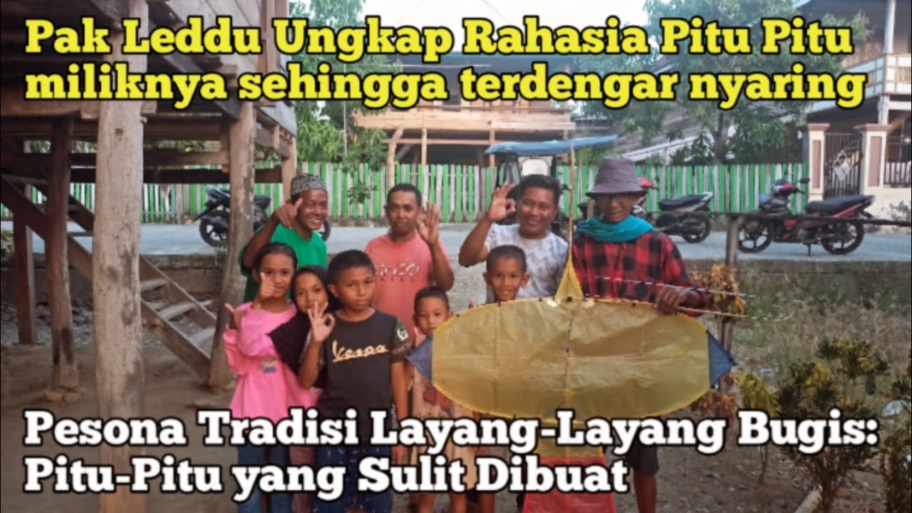 🔴Layang Layang Pitu Pitu Bugis, Melihat Langsung Pembuatan Pitu Pitu Di Tanasitolo Wajo Part 1