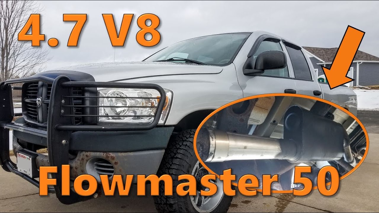 Jeep, Dodge, Ram 4.7 Flowmaster 50 Delta Flow | Install & Sound Test