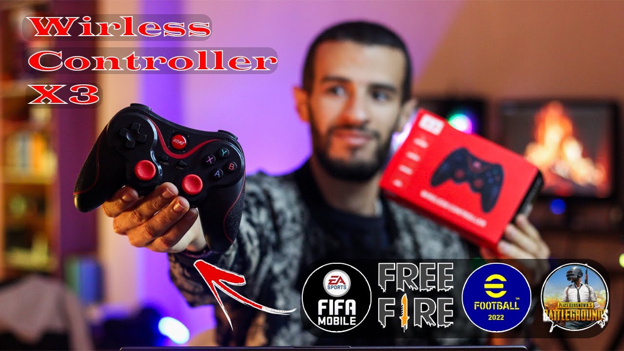 ربط يد التحكم مع الهاتف على جميع الاجهزة و طريقة الاستعمال I Wirless Controller X3