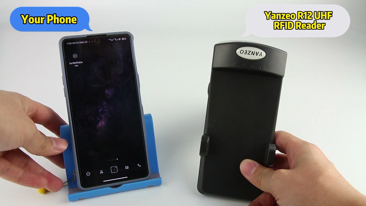 How to turn your mobile phone into a UHF RFID reader? (Yanzeo R12:Savior of the clothing industry)
