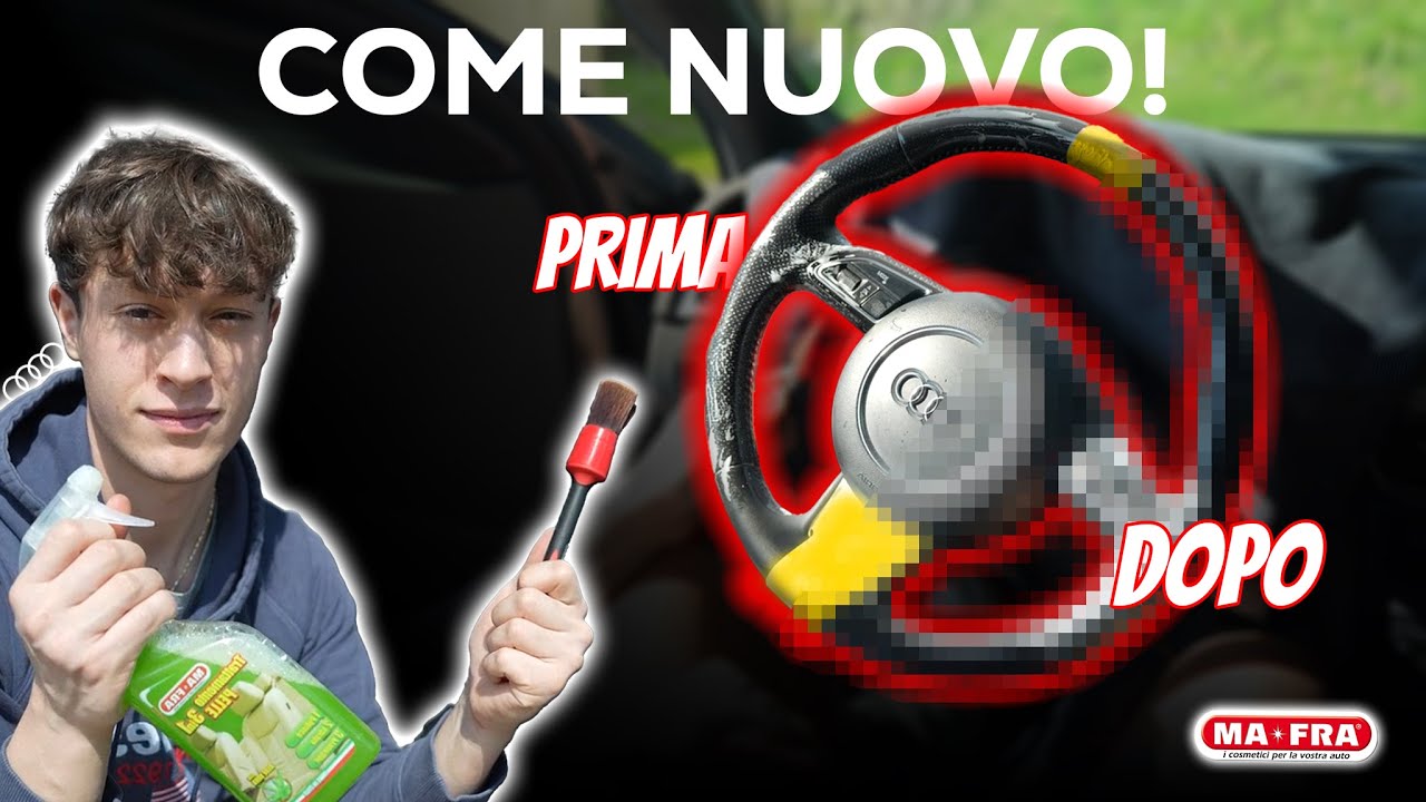 RIGENERO IL VOLANTE DELL'AUDI! trattamento pelle  (A4 B8.5)