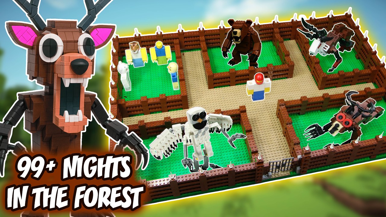 Lego 99 Night Secret Zoo Base: Разблокировка — Как выжить в 99 Nights In The Forest