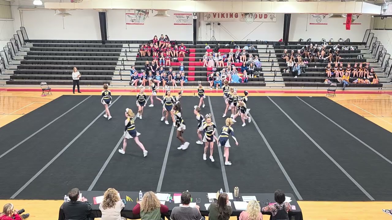 Hedgesville Middle School at Petersburg Pom Pom Cheer Competition 2026 💙💛