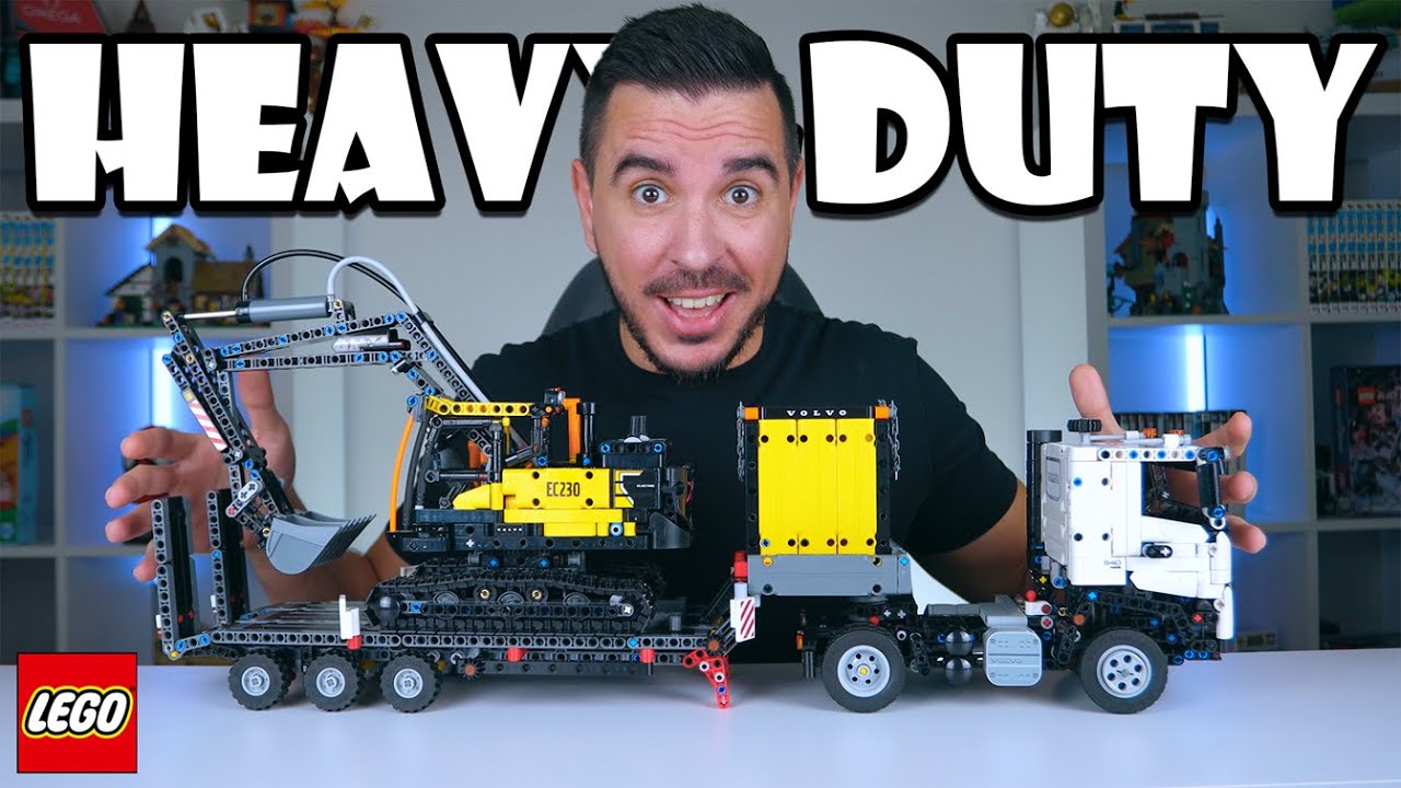 Pneumatic, Pneumatic! || LEGO 42175 Volvo FMX Truck & EC230 Electric Excavator Review