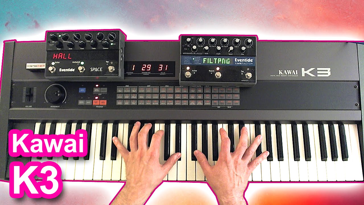 KAWAI K3 synthesizer - Ambient space music 【SYNTH DEMO】