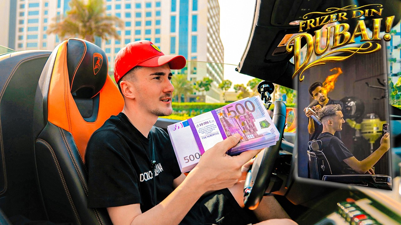 Am mers cu Lamborghini la cea mai scumpă frizerie din Dubai