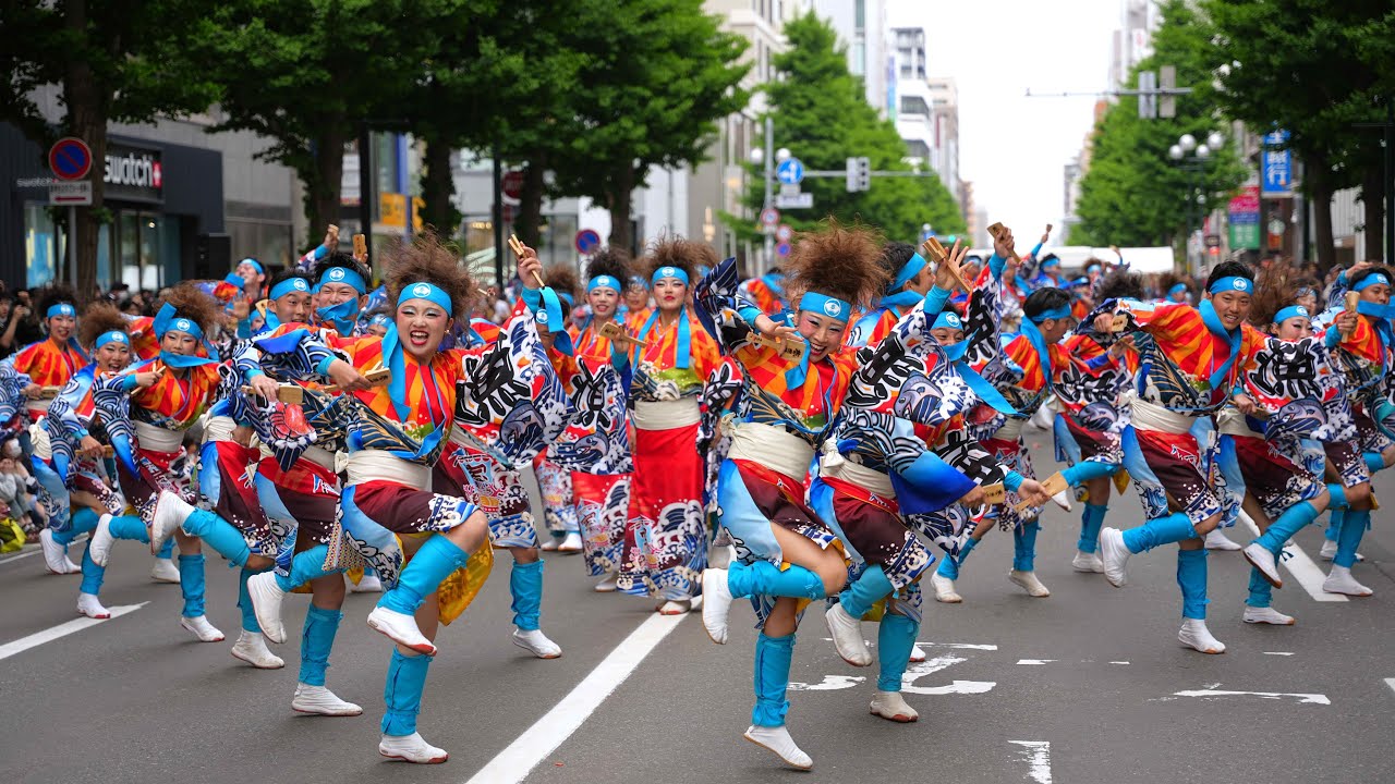 2025夢想漣えさし「海進湧成」　よさこいソーラン祭り三越前会場