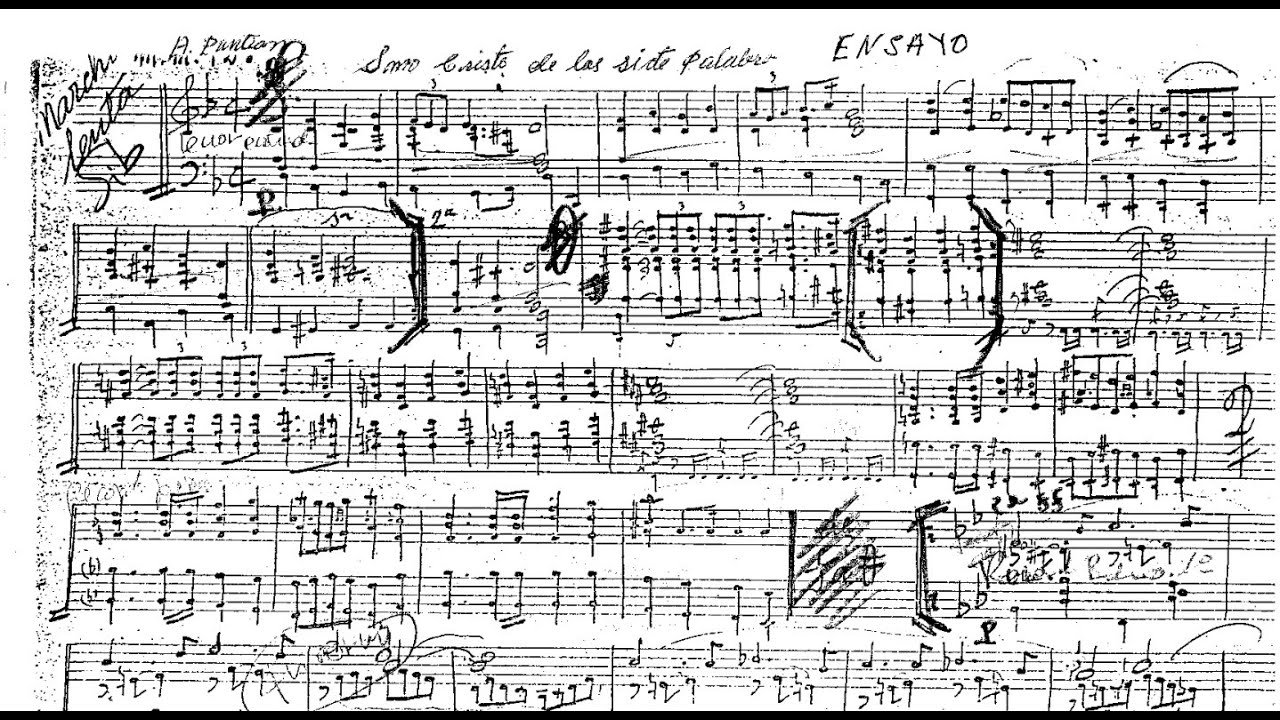 Santísimo Cristo de las Siete Palabras (Antonio Pantión Pérez) - Partitura