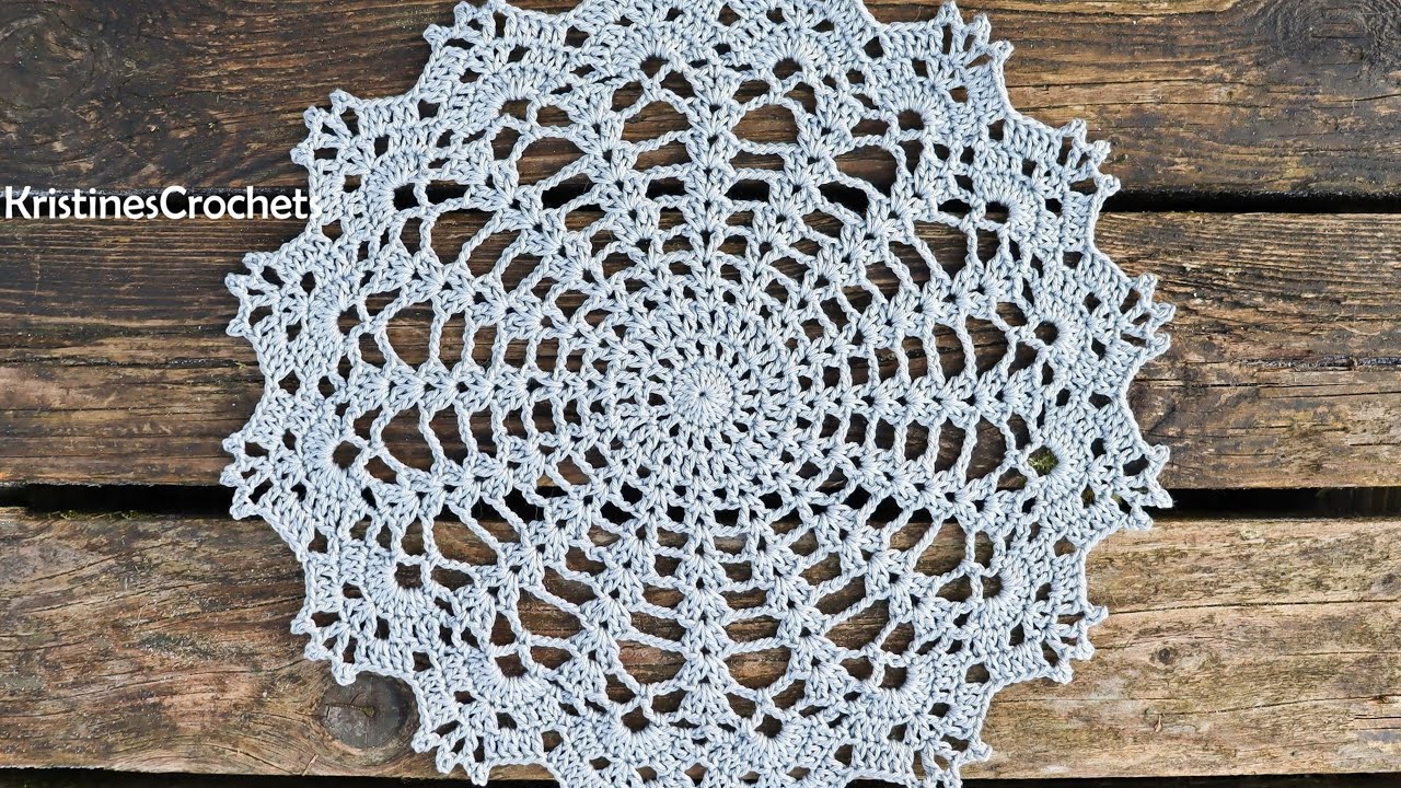 Easy Round Doily Crochet Tutorial - Beginner Friendly Pattern