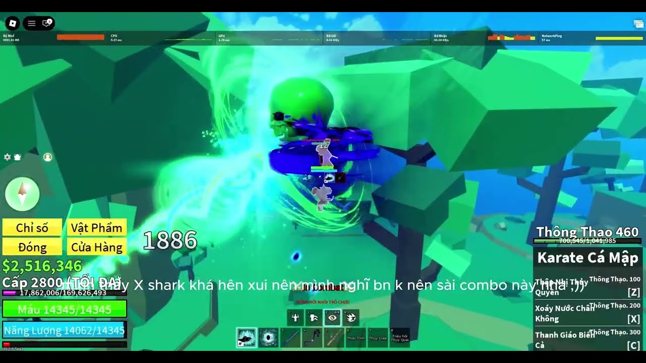 combo Gravity Blade+ All Melee