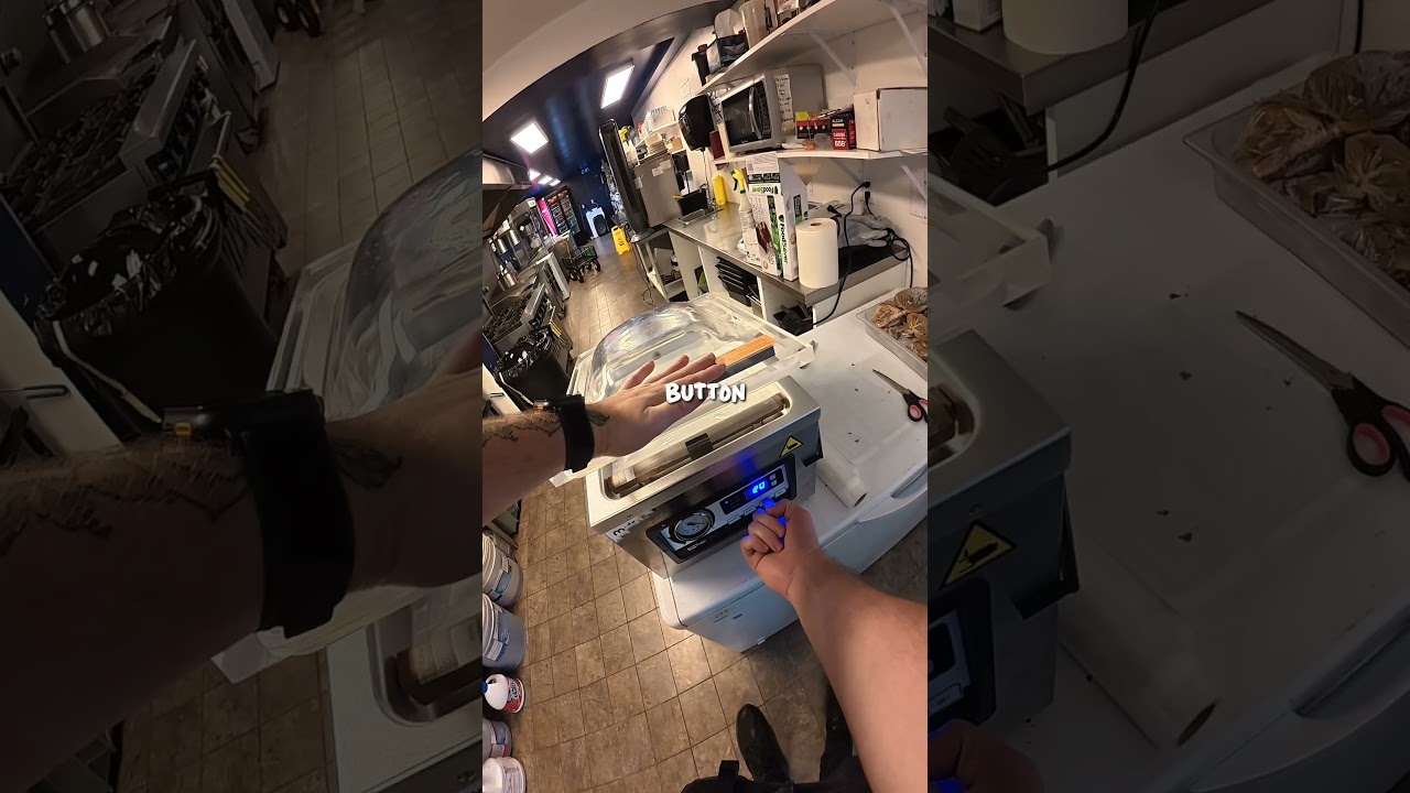 How to use a commercial vaccum sealer.