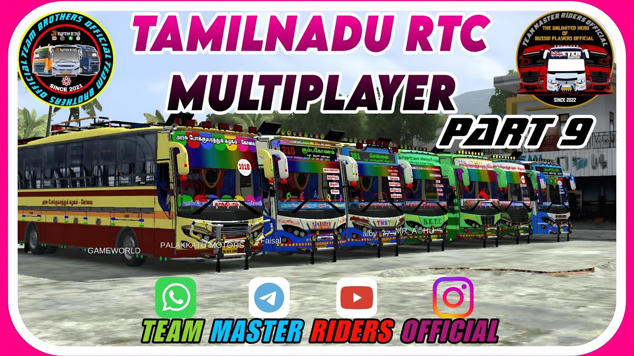 TAMILNADU RTC MULTIPLAYER (TNRTC) PART 9 #tamilnadu #tnrtc #tnrtcfans #bussid #bussidlovers #like