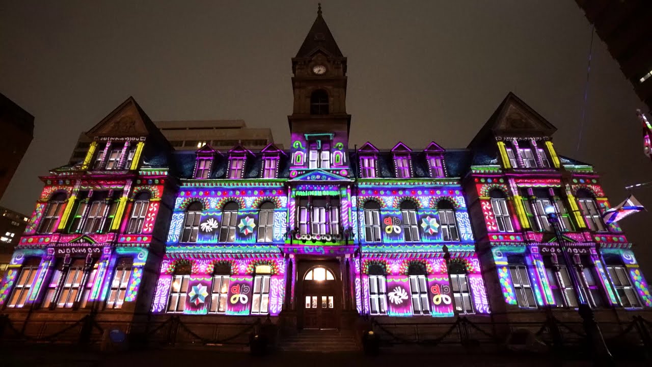 Halifax City Hall Holiday Projection 2020