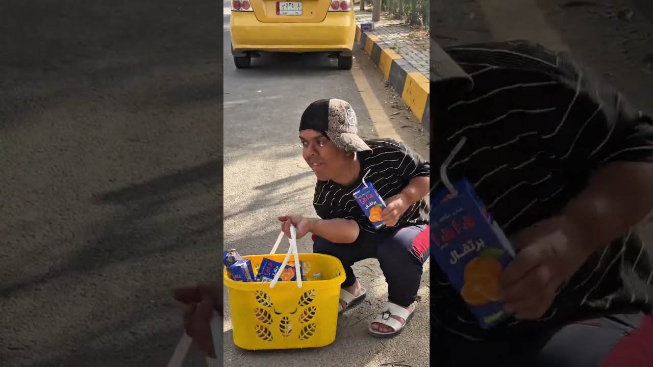 ابو جنة : عبوري سرق العصير 😂 مطعم مسكوف ابو جنه صلو على الحبيب محمد 🧡🇮🇶🌹