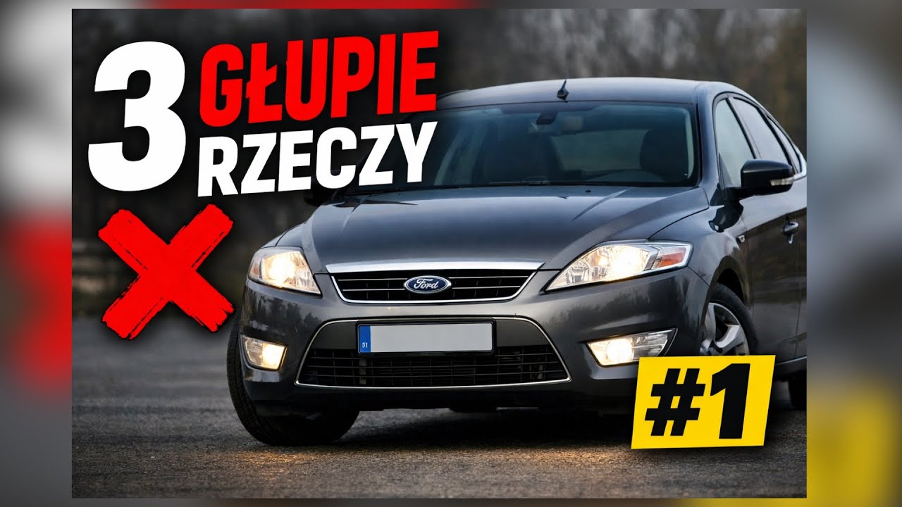 3 GŁUPIE RZECZY w Ford Mondeo MK4 | odc. 1
