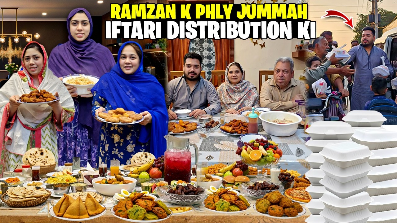 Ramzan K Pehlay Jummah iftari Distribiute Ki | Mama K Liye Special Kia Bana Ramzan Plan 2 Successful