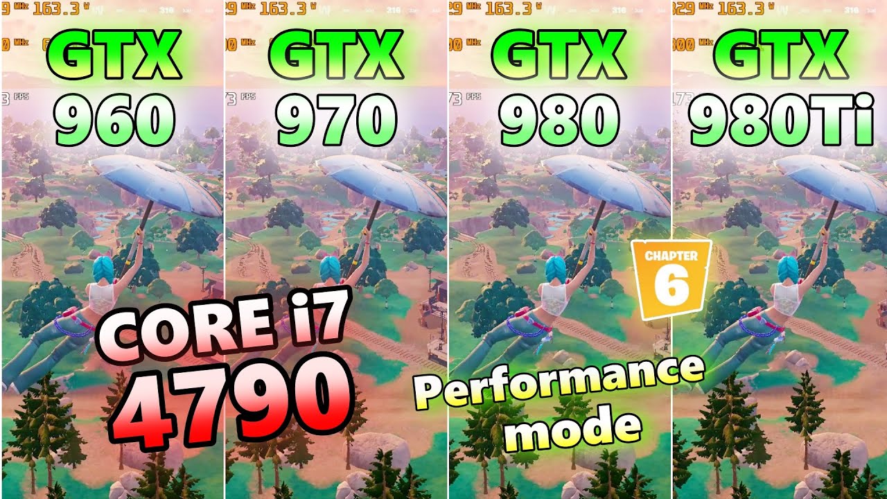 GTX 960 970 980 980Ti&times;CORE i7 4790/fortnite chapter6 season4/performance/FPS TEST/フォートナイト/2025